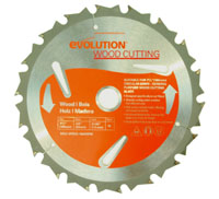 Evolution 8-1/4BLADEWD 8-1/4" Wood x 36T x 1"