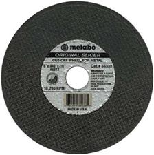 thumbnail image 2 of Metabo 5" X .040" X 7/8" Original Slicer A60TZ Cut-Off Wheels - 50 Pack, For Steel/Stainless 2 of 4