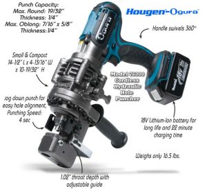Hougen Ogura 76000 18V Cordless Hole Puncher