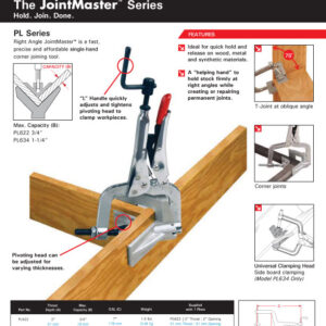 Stronghand PL634 JointMaster Right Angle Pliers 3"x4